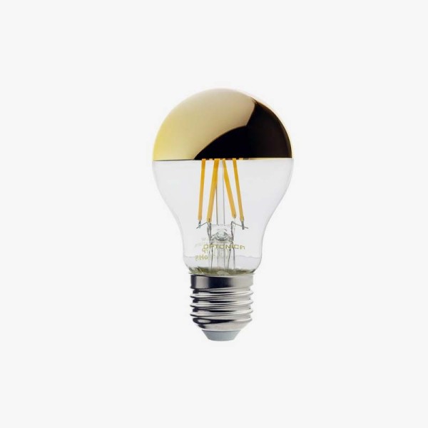 LED ŽARULJA Zlatno sjenilo A60 E27 4W 400lm AC175-265V Filament 2700K