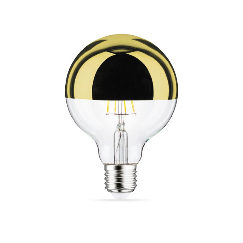 LED ŽARULJA Zlatno sjenilo E27 4W 400lm AC175-265V Filament 2700K