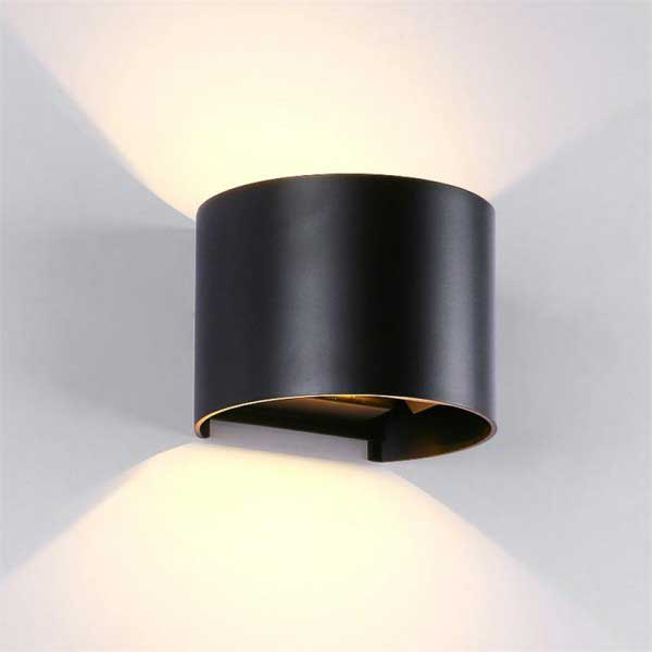 LED zidna nadgradna svjetiljka ovalna 2X5W 4000K IP54 