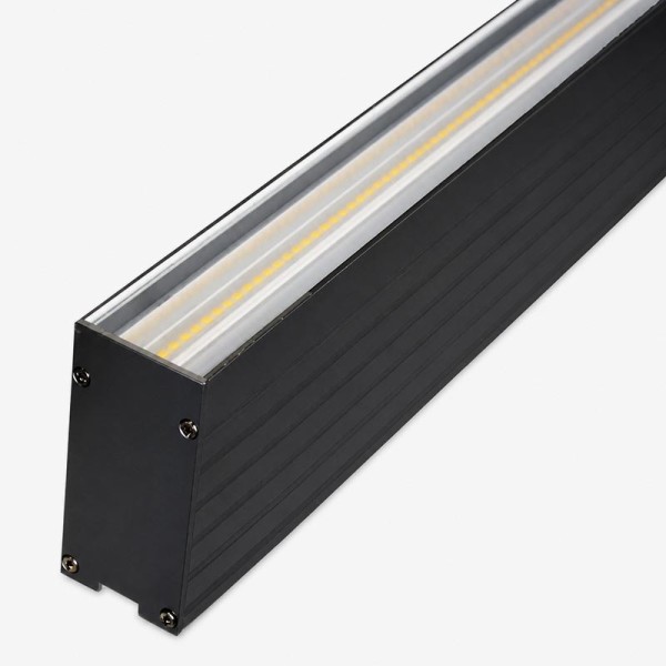 Linearna crna visilica ALIA 40W 4000K 6000 lm 120 cm