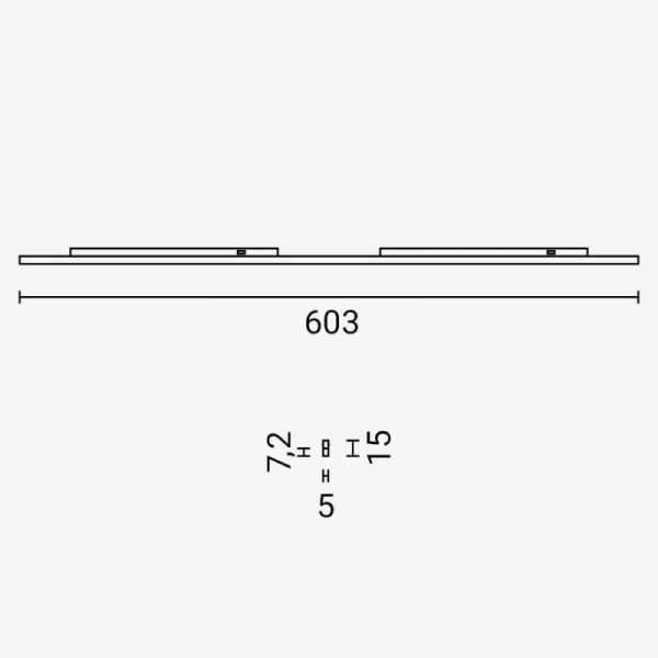 Linearna LED svjetiljka 14W 840 lm za magnetnu tračnu šinu M05