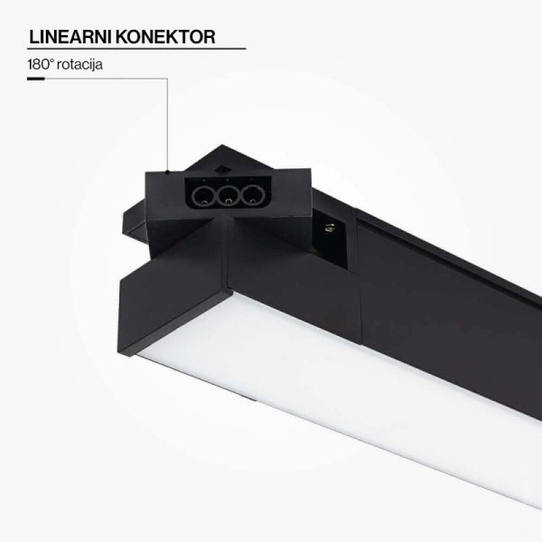 Linearna LED svjetiljka 24W CCT odabir boje svjetlosti - serijski poveziva