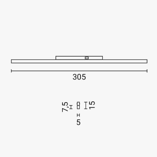 Linearna LED svjetiljka 7W 420 lm za magnetnu tračnu šinu M05 Linearna LED svjetiljka 7W 420 lm za magnetnu tračnu šinu M05
