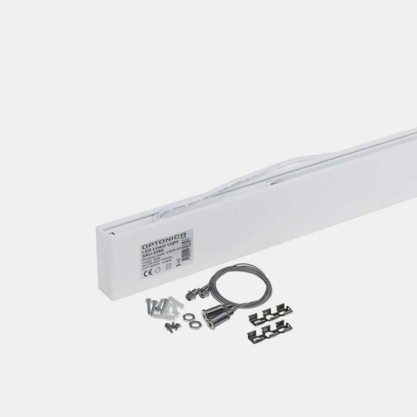 Linearna viseća LED svjetiljka 50W 4000K 5000 lm dvostruko osvjetljenje