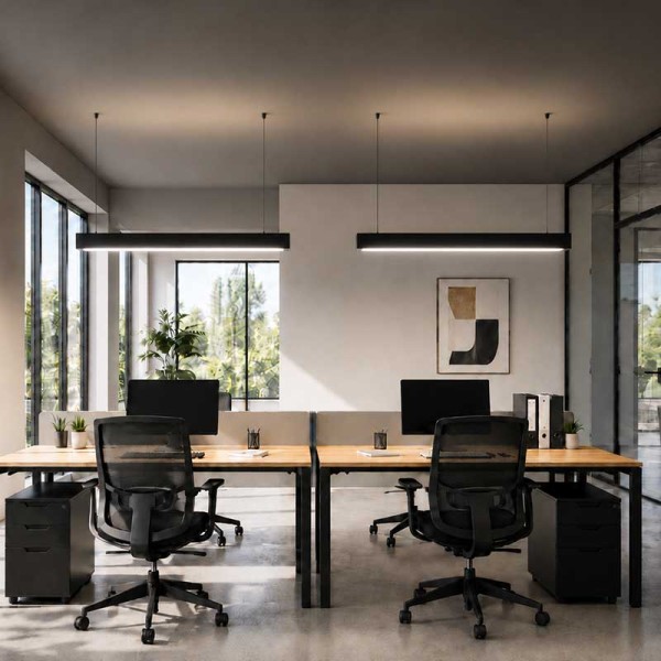 Linearna viseća LED svjetiljka 50W 4000K 5000 lm dvostruko osvjetljenje