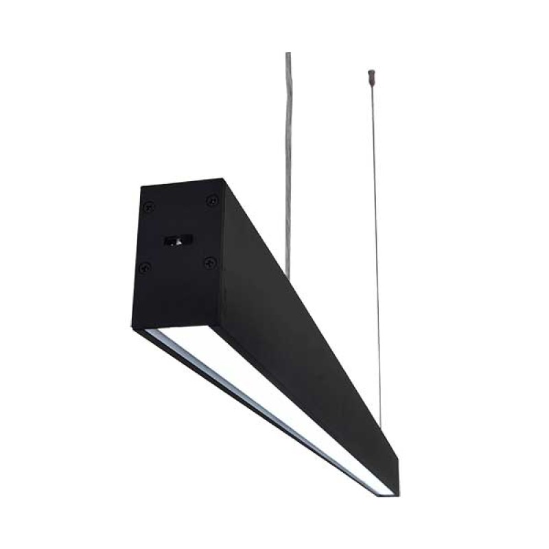 Linearna crna visilica Aria 60W 4000K 6000 lm IP40 150 cm