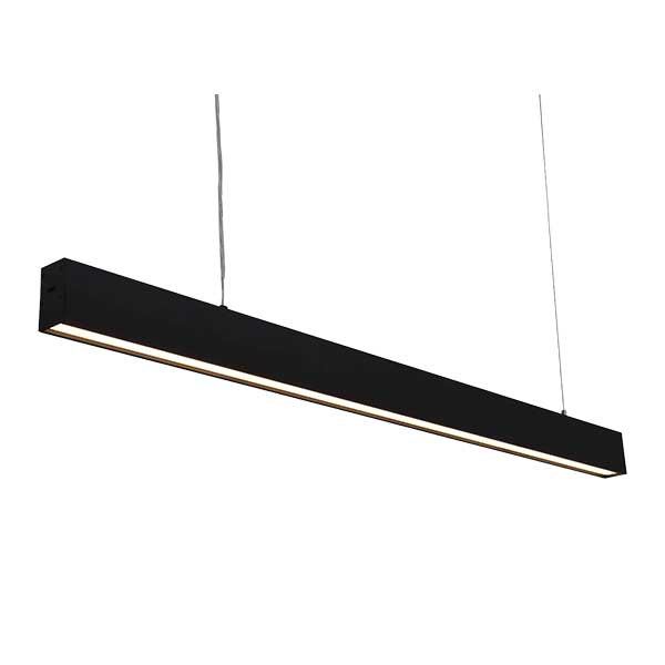 Linearna crna visilica Aria 60W 4000K 6000 lm IP40 150 cm