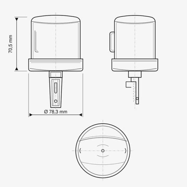 Luxomat IP44 25A (5-50Lux) ST303