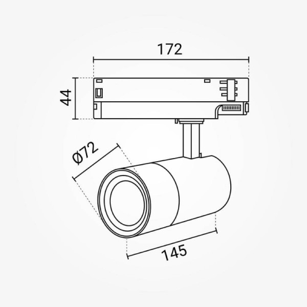Magnetni tračni spot reflektor 20/25/30W 2750 lm 24° za višefaznu magnetnu tračnu šinu 220V Magnetna tračna rasvjeta FL15105 - iDEAL LED | Led žarulje - LED rasvjeta iDEAL LED | Led žarulje - LED rasvjeta Magnetni tračni spot reflektor 20/25/30W 2750 lm 24° za višefaznu magnetnu tračnu šinu 220V