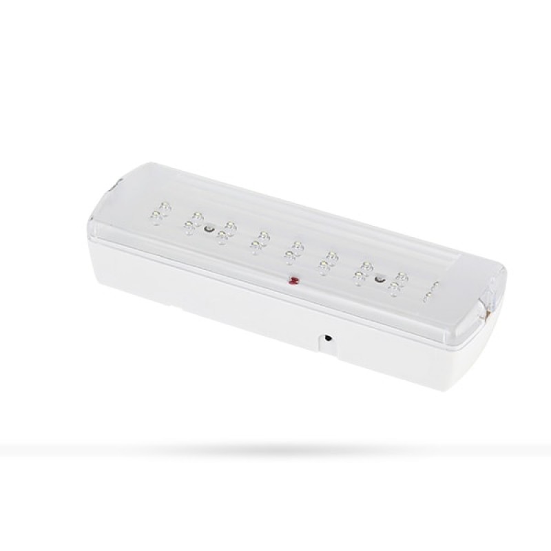 Nadgradna LED panik svjetiljka 1.8W 3 sata trajanje 6200K IP21 / piktogram 