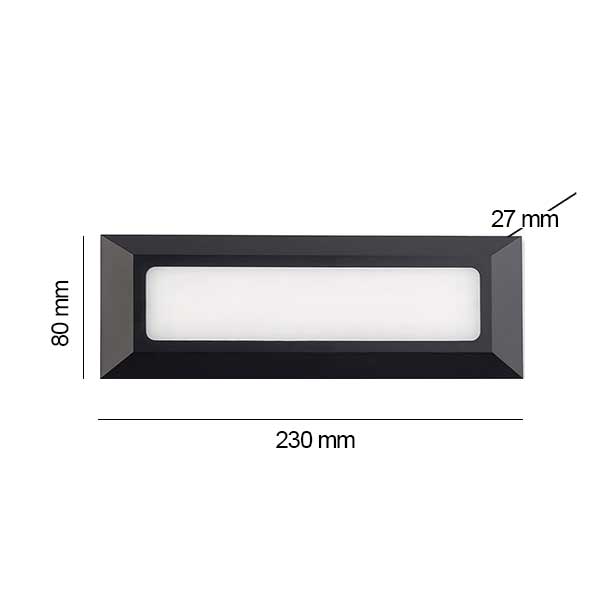 Nadgradna LED svjetiljka 4W 4000K IP65