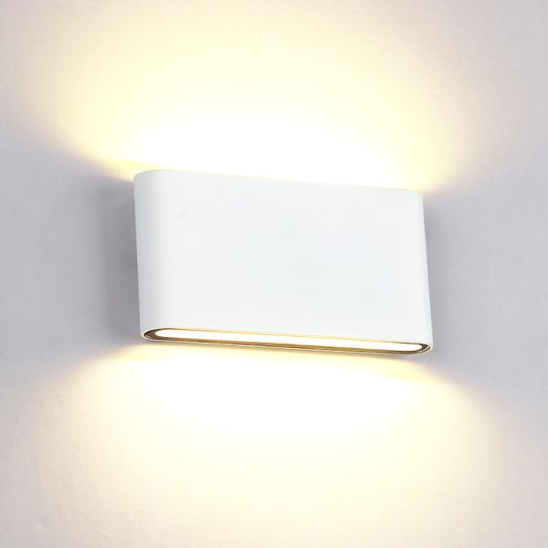 Nadgradna LED svjetiljka zaobljena 2X6W 4000K IP65 Rasvjeta gore/dole 969LEDW12 - iDEAL LED | Led žarulje - LED rasvjeta iDEAL LED | Led žarulje - LED rasvjeta Nadgradna LED svjetiljka zaobljena 2X6W 4000K IP65 Rasvjeta gore/dole