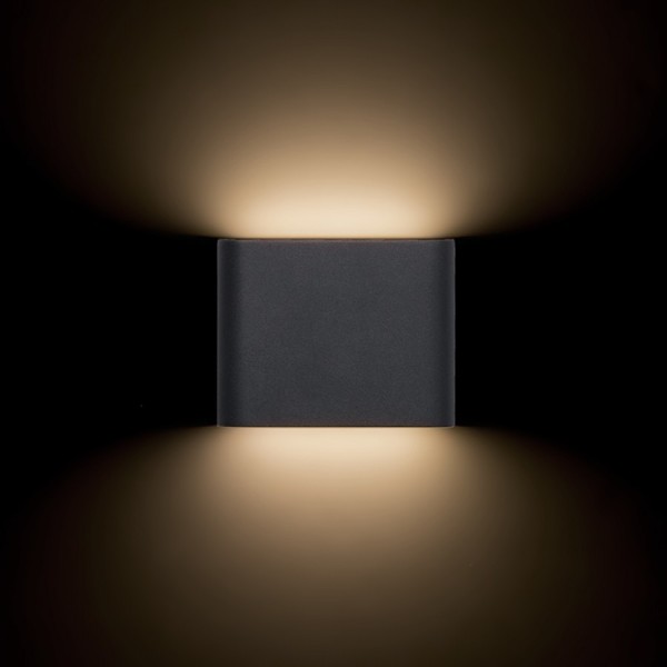 Nadgradna LED svjetiljka zaobljena 2X6W 4000K IP65 Rasvjeta gore/dole 969LEDW12 - iDEAL LED | Led žarulje - LED rasvjeta iDEAL LED | Led žarulje - LED rasvjeta Nadgradna LED svjetiljka zaobljena 2X6W 4000K IP65 Rasvjeta gore/dole