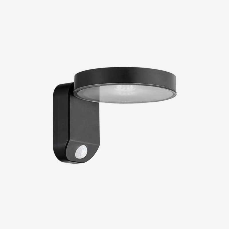 Nadgradna solarna LED svjetiljka 9W IP44 PIR senzor pokreta