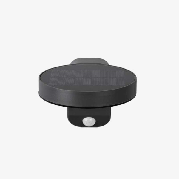 Nadgradna solarna LED svjetiljka 9W IP44 PIR senzor pokreta