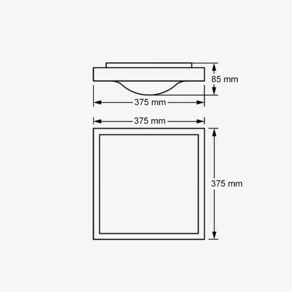 Nadgradna stropna LED svjetiljka Wilton 24W 4000K senzor pokreta Nadgradna stropna LED svjetiljka Wilton 24W 4000K senzor pokreta