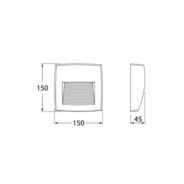 Nadgradna zidna LED svjetiljka 3,5W IP55 CCT promjenjiva broja svjetlosti 400 lm 100-220V