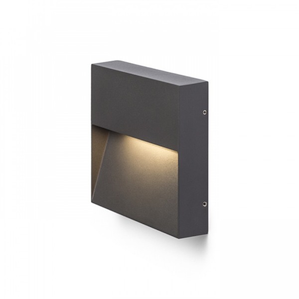 Nadgradna zidna LED svjetiljka AQILA SQ 6W 200 lm 3000K IP54 R12542 - iDEAL LED | Led žarulje - LED rasvjeta iDEAL LED | Led žarulje - LED rasvjeta Nadgradna zidna LED svjetiljka AQILA SQ 6W 200 lm 3000K IP54