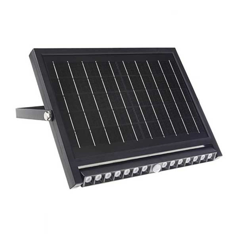 Nadgradna/Zidna solarna LED svjetiljka 12.5W 1200 lm 5.5V IP54 PIR senzor pokreta
