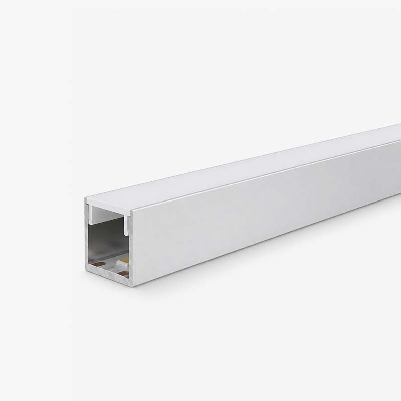 Nadgradni aluminijski profil za LED traku opalno bijeli difuzor 13 x 12 mm