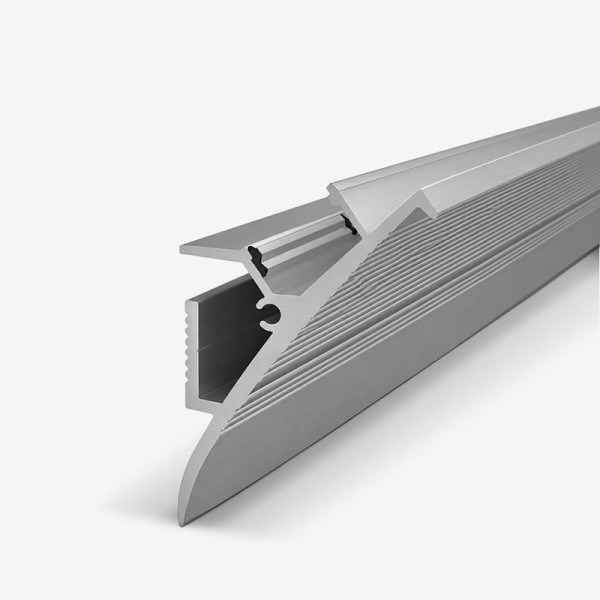 Nadgradni zidni aluminijski profil za LED trake opalno bijeli difuzor 2 metra 44.5 x 34 x 53 mm