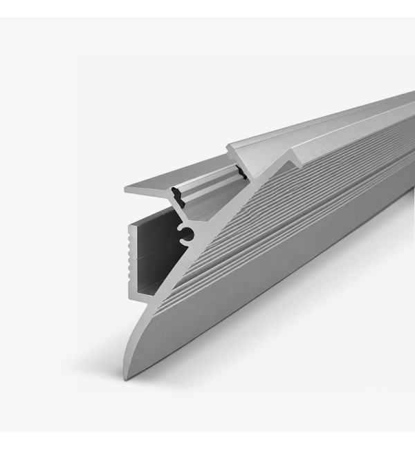 Nadgradni zidni aluminijski profil za LED trake opalno bijeli difuzor 2 metra 44.5 x 34 x 53 mm