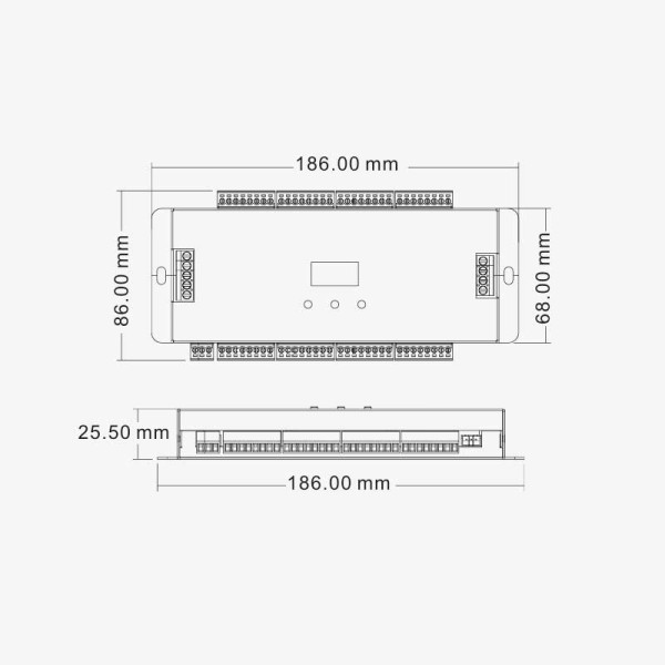 PIR kontroler za LED rasvjetu stepenica 5-24V