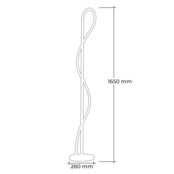 Podna LED svjetiljka Felipe 45W 3000K 3510 lm 