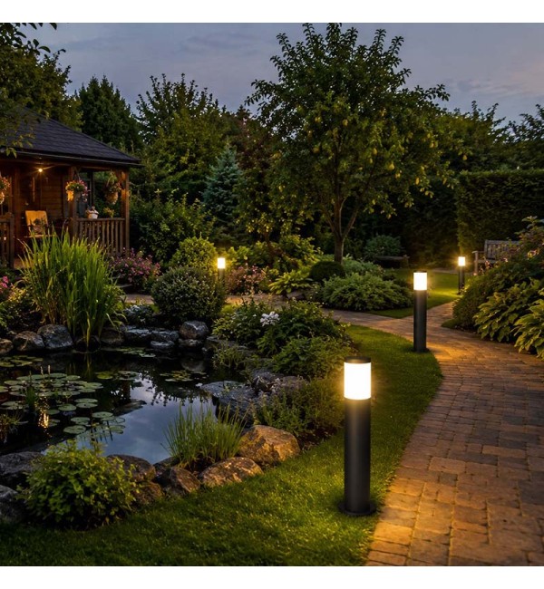 Podna LED svjetiljka Loopa E27 IP44 65 cm