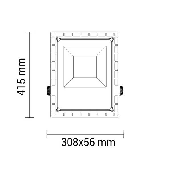 LED reflektor za stadione 150W 15 000 lm IP65 5700K