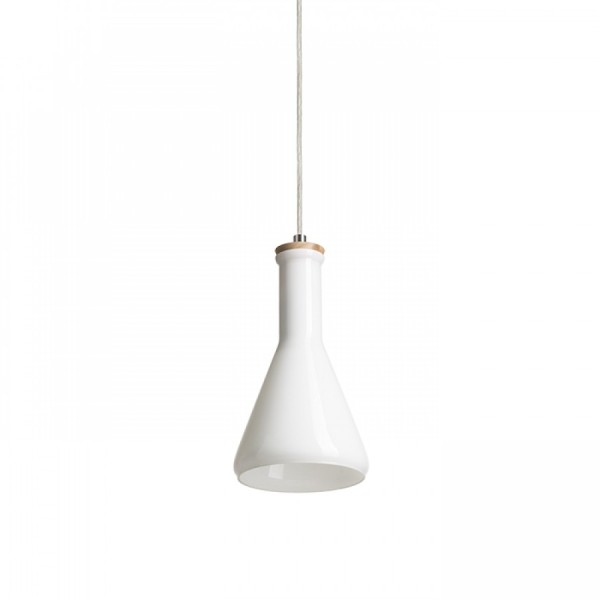 PULIRE CON Viseća ukrasna svjetiljka opal staklo/drvo/krom 230V E14 LED unutarnja rasvjeta R12663 - iDEAL LED | Led žarulje - LED rasvjeta iDEAL LED | Led žarulje - LED rasvjeta PULIRE CON Viseća ukrasna svjetiljka opal staklo/drvo/krom 230V E14