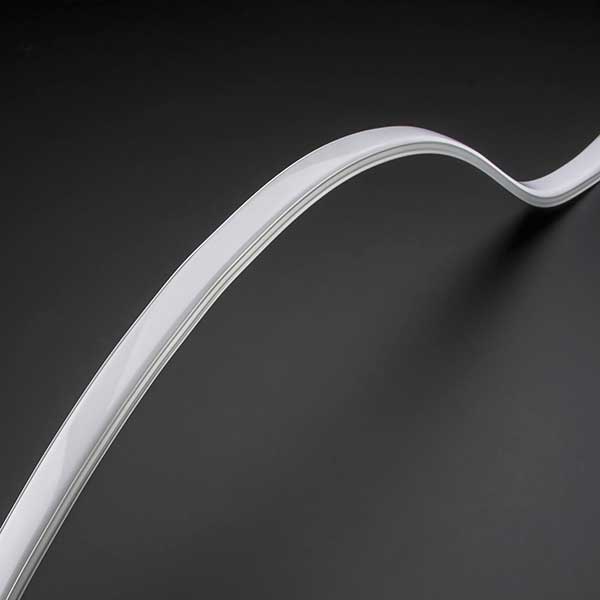 Savitljivi nadgradni aluminijski profil opalno bijeli difuzor 13.8x19.0 mm