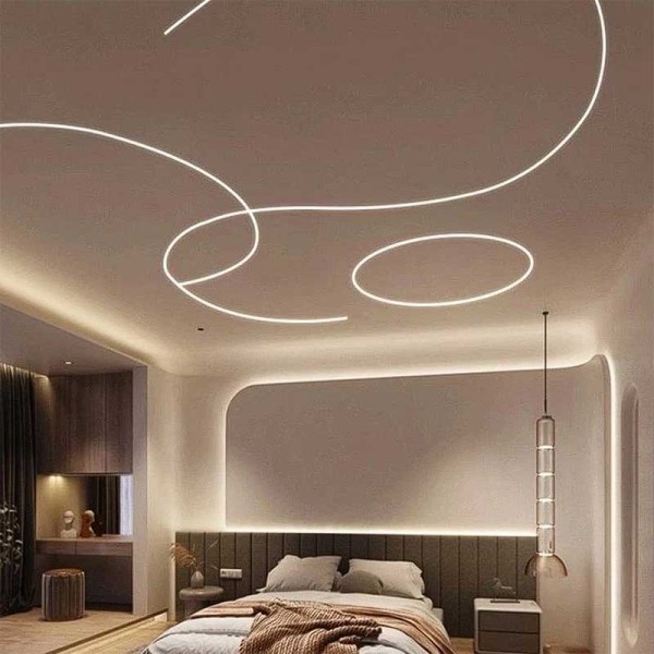 Savitljivi aluminijski profil za LED traku – ugradbeni 2 m