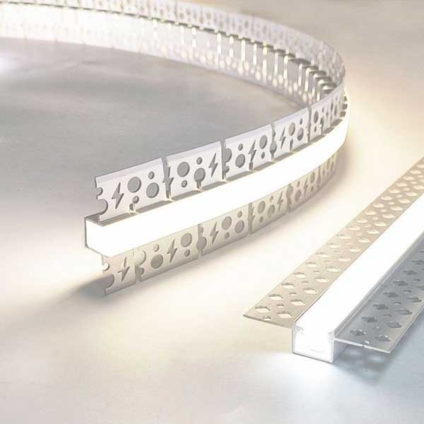 Savitljivi aluminijski profil za LED traku – ugradbeni 2 m