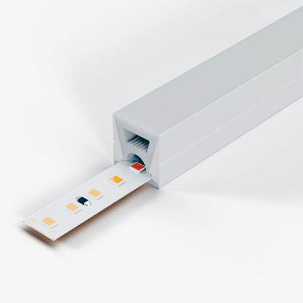 Savitljivi silikonski profil nadgradni/ugradni/podni za LED traku 20x20 mm IP67