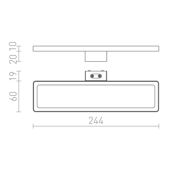 SAVOY 24 LED  230V LED 8W 120° IP44 3000K