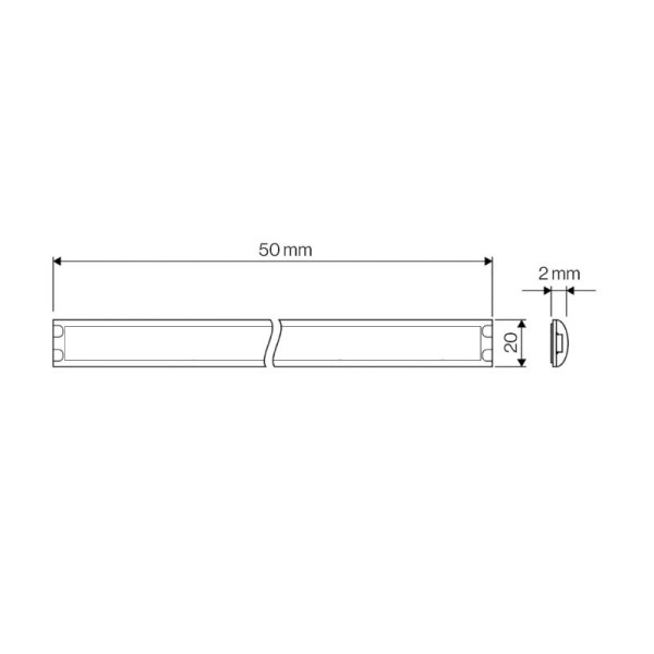 Široka COB LED traka 24V 28 W/M 960 SMD/m  IP20