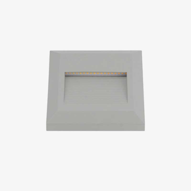 Siva nadgradna fasadna LED svjetiljka 2W 120 lm IP65