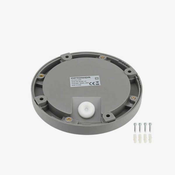 Siva zidna okrugla nadgradna svjetiljka 2W 80 lm IP65 WL7507 - iDEAL LED | Led žarulje - LED rasvjeta iDEAL LED | Led žarulje - LED rasvjeta Siva zidna okrugla nadgradna svjetiljka 2W 80 lm IP65