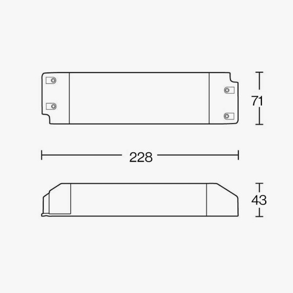 Slim napajanje 12V 250W 21A IP20