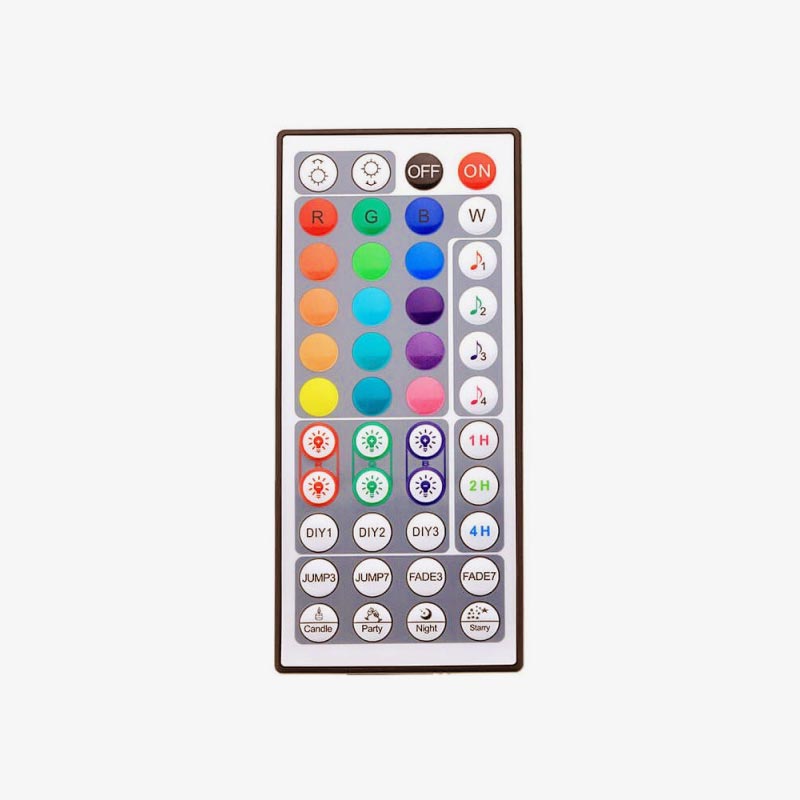 Smart RGB Tuya Wi-Fi/Bluetooth Music kontroler 12–24V IR 44 tipke