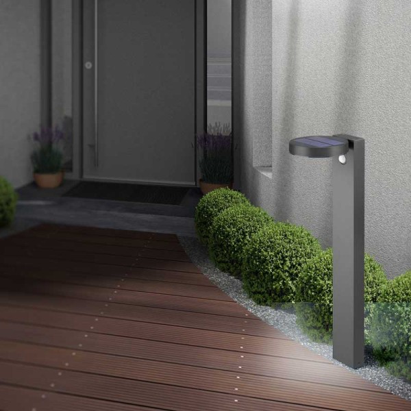 Solarna LED svjetiljka na šiljku 60 cm 9W IP44 PIR senzor pokreta Solarna LED svjetiljka na šiljku 60 cm 9W IP44 PIR senzor pokreta