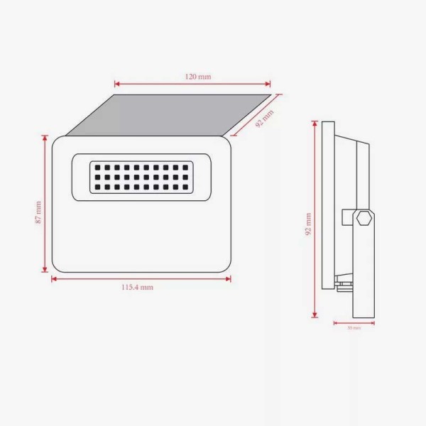 Solarni LED reflektor 10W PIR senzor pokreta