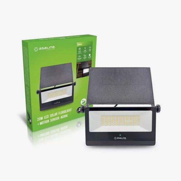 Solarni LED reflektor 20W PIR senzor pokreta
