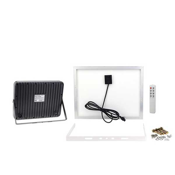 Solarni LED reflektor 30W 3800lm DC3.2V 30Ah 6000K IP65 Solarni LED reflektori FL5296 - iDEAL LED | Led žarulje - LED rasvjeta iDEAL LED | Led žarulje - LED rasvjeta Solarni LED reflektor 30W 3800lm DC3.2V 30Ah 6000K IP65