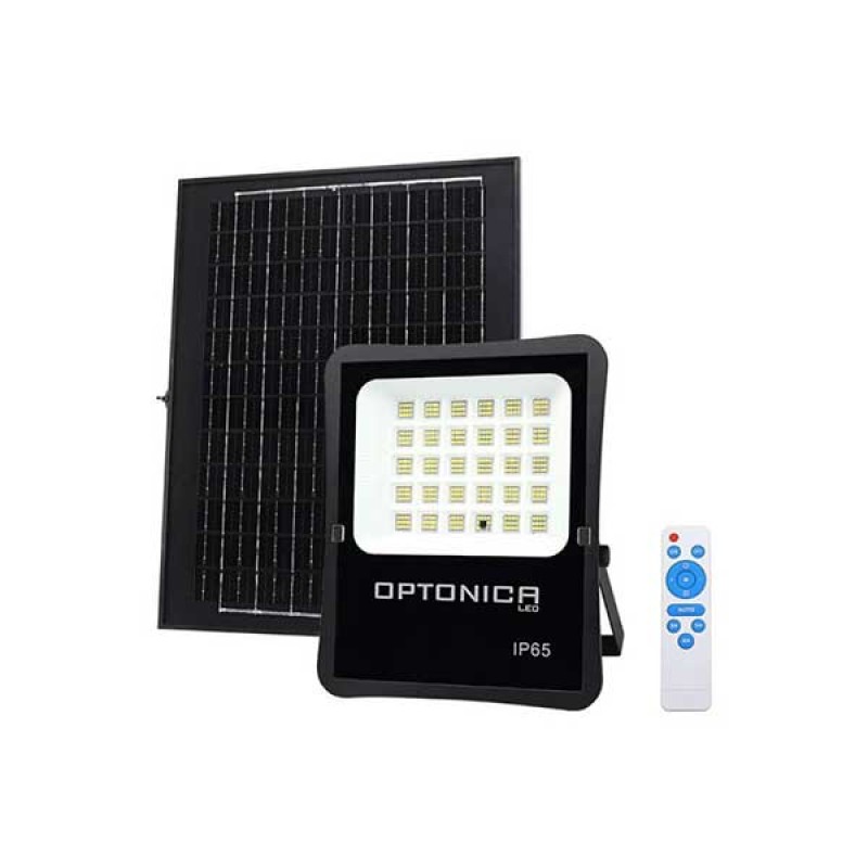 Solarni LED reflektor 6V 16W 1200lm DC3.2V 10Ah 6000K IP65 + daljinski upravljač