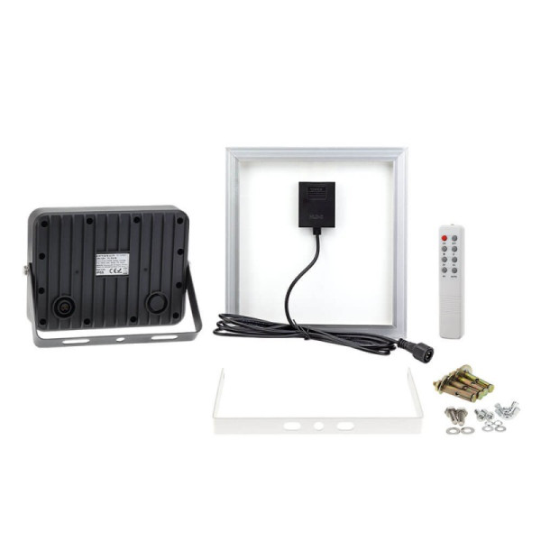 Solarni LED reflektor 6W 800 lm DC3.2V 6Ah 6000K IP65