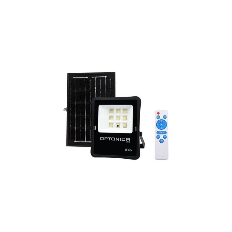 Solarni LED reflektor 8W 500 lm DC3.2V 5Ah 6000K IP65 + daljinski upravljač