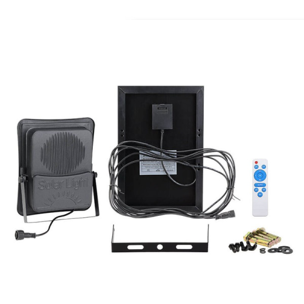 Solarni LED reflektor 8W 500 lm DC3.2V 5Ah 6000K IP65 + daljinski upravljač