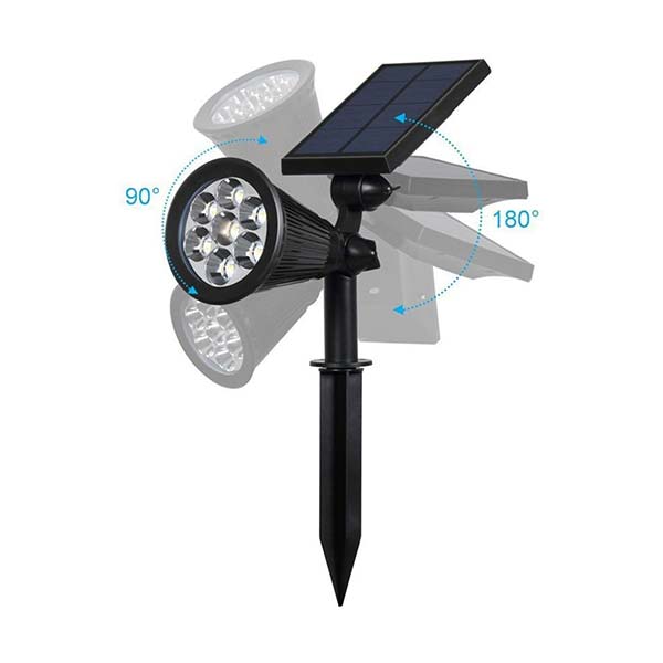 Solarni LED reflektor na šiljku 1.5W 70 lm IP65
